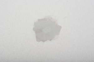 Fixing the dent in drywall