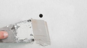 How to fix nail holes in drywall