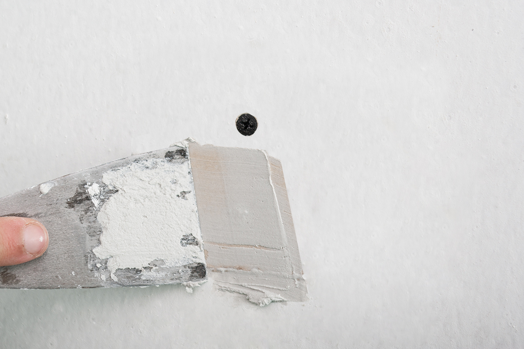 How to fix nail holes in drywall